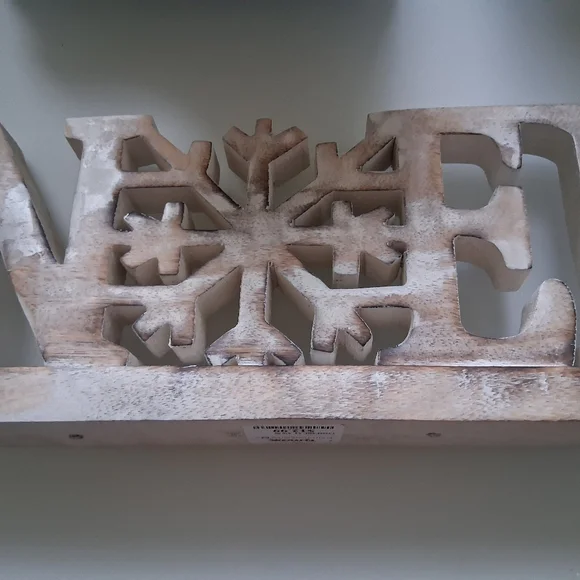 Rustic Snowflake Wall Decor - Picture 2 of 2